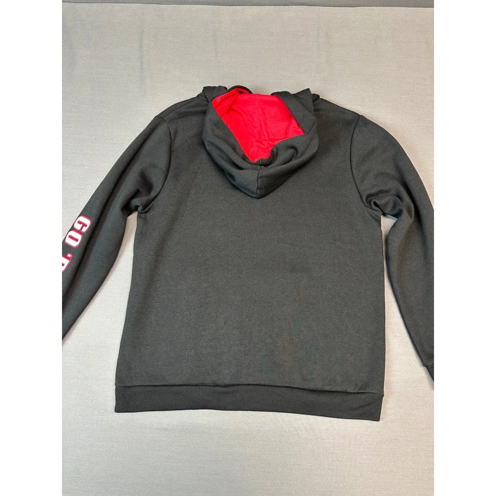 Fresno State Bulldogs Hoodie Youth XL 20 Black Red Go Dogs Colosseum Pullover - Picture 2 of 8